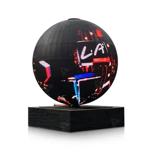די עיצוב מקורה תערוכה 360 זווית תצוגה כדורי LED מסך 3d הולוגרפי תצוגה