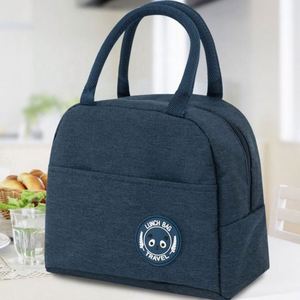 Aluminum Foil Thickened Box Tote Thermal Insulation Takeout <b>Lunch</b> Outdoor Picnic <b>Bag</b> - Product Image 2