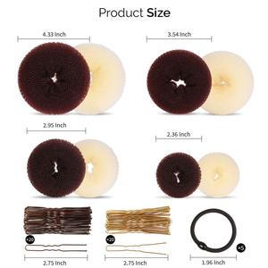 Vente directe usine – Nouveauté : Chignon portable en nylon multi-tailles pour femme, pour un chignon bouffant et élégant - Product Image 3
