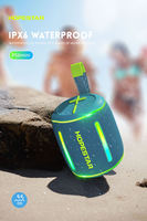 Altavoz Bluetooth Portátil Hopestar P58MINI de 10 W, Resistente al Agua IPX6, Luces RGB Inteligentes, Graves Profundos, Sonido de 360°, Radio FM para Exteriores