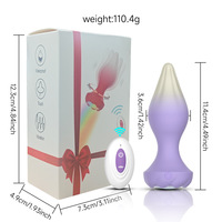 Plug anal vibrant et lumineux pour femmes, pour l'expansion anale, le massage et les soins de plaisir personnel