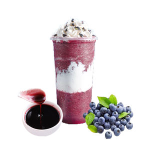 Jugo de Arándanos Premium para Ingredientes de Té de Burbujas Halal, Siropes con Sabor a Frutas Mixtas, Jugo de Frutas Fresco al por Mayor con Etiqueta Privada - Product Image 1