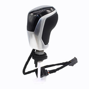 Pommeau de levier de vitesse LED pour voitures Volkswagen avec éclairage, design ergonomique entièrement en cuir - Product Image 2