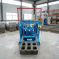 Machine à blocs de béton à 3 trous, presse à pavés, machine à fabriquer des briques creuses en ciment