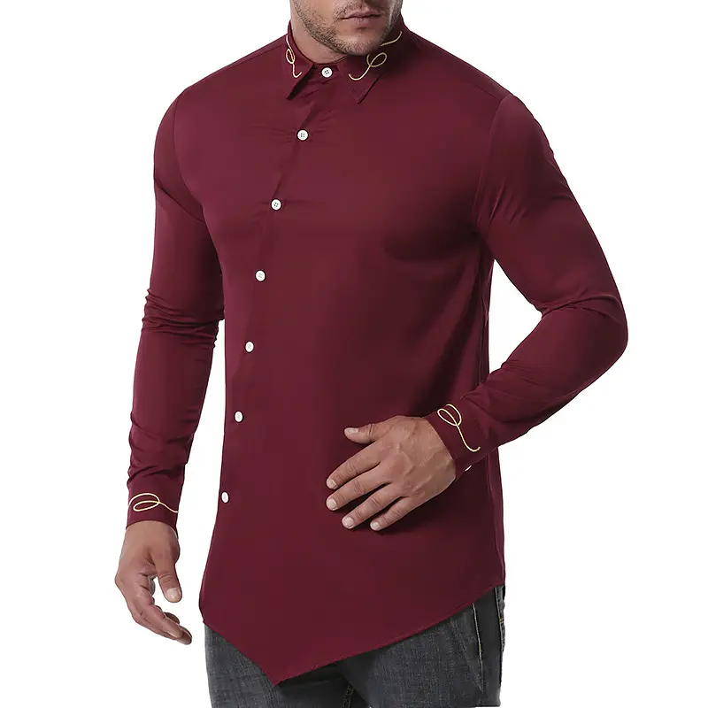 फैक्टरी डिजाइन कस्टम मेड फैंसी शैली कार्यालय पहनने पुरुषों औपचारिक plaidn कॉर्पोरेट व्यापार पोशाक शर्ट