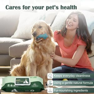100 Toallitas Hipoalergénicas para Perros y Gatos - Biodegradables, Sin Fragancia, Desodorantes - Product Image 5