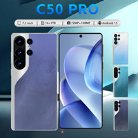Camon 50 Pro Octa Core 16GB+1TB Android15 5G Smartphone de 7.3 Pulgadas con Desbloqueo Facial, Versión Global, Teléfono Móvil Dual SIM