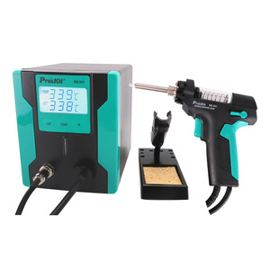 Station de dessoudage LCD ProsKit SS-331 90W avec affichage numérique, température réglable, pistolet à souder avec embouts et support - Product Image 4