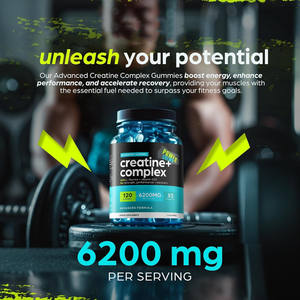 Creatine Monohydrate Gummies 6 Gram creatine para hombres y mujeres 120 Count <span class=keywords><strong>Ugar</strong></span>-Free Creatine Pre Workout Chews para construir músculo - Product Image 3