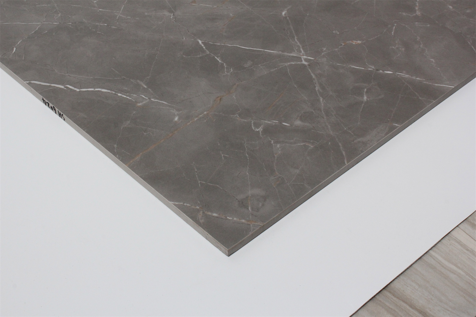 Hasin Hot Selling Building Basaltina Series Spanish Style Dark Gray Rustic Polished Surface Tile