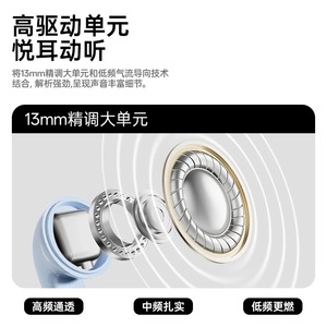 T13 หูฟังบลูทูธไร้สายแบบหนีบหู 500-1000mAh ประเภท C ชาร์จระบบควบคุมแบบสัมผัสสปอร์ตยูนิเวอร์แซล - Product Image 4