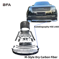 Kit carrosserie en fibre de carbone sèche style BFA pour le nouveau Range Rover Sport : lèvre avant, diffuseur arrière, pièces de modification du capot moteur