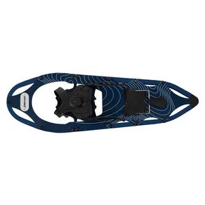 Durable Sawtooth Aluminum Alloy Snowshoes with TPU Deck EVA padded Toe Box Snowshoes with solid Crampons