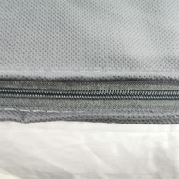 Sac en PVC transparent et non tissé personnalisé en gros pour l'emballage de couette, sac à oreiller transparent