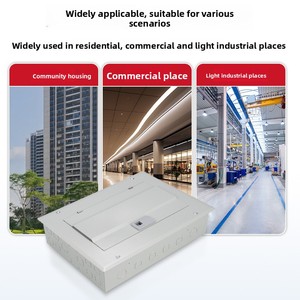 Boîtier de distribution de circuit complet en acier galvanisé traité en surface, modèle TYE12, support de <span class=keywords><strong>compteur</strong></span> américain IP54, vente en gros d'usine - Product Image 4