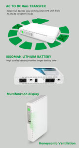 Mini UPS SKE DC POE de 9V a 24V, Nano UPS de 1.5A 12V y 1A 15V para Cámaras CCTV, Fuente de Alimentación Ininterrumpida - Product Image 3