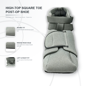 Zapato Ortopédico Postoperatorio <span class=keywords><strong>para</strong></span> <span class=keywords><strong>Adultos</strong></span> con Plantilla de Papel Premium, Amortiguación de Espuma y Entresuela de EVA, Puntera Cuadrada, <span class=keywords><strong>para</strong></span> Recuperación de Lesiones en el Dedo del Pie - Product Image 2