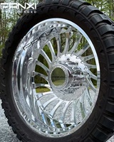 Jantes forgées flottantes FANXI 28x16 30x16 8x6.5 8x170 8x180 pour camions Ford F250 Ram 3500 Chevy GMC avec 10 pointes