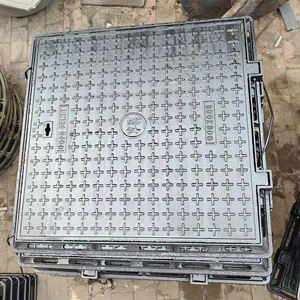 Duurzame vierkante rioolputdeksel van ductiel gietijzer, EN124-norm, CE/ISO9001 gecertificeerd, maatwerk mogelijk, Hangxing - Product Image 5
