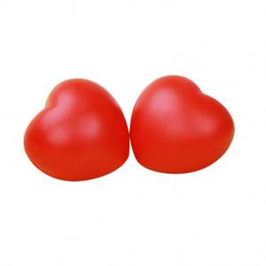 ลูกบอลโฟม PU รูปหัวใจขนาด7ซม. สำหรับฟื้นฟูสมรรถภาพทางการแพทย์สำหรับทุกเพศลูกบอลบีบบรรเทาความเครียด - Product Image 1