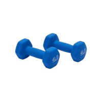 Haltères hexagonaux anti-roulement en fonte pour femmes, pour la maison, la gym, l'exercice aérobie, le renforcement musculaire, avec logo personnalisé imprimé, paires d'haltères en néoprène