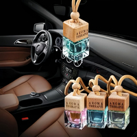 Diffuseur d'arômes liquide en bois personnalisé avec logo pour voiture, désodorisant et purificateur d'air aux huiles essentielles, vente en gros