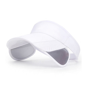 Gorra de playa con logotipo personalizado, visera de protección solar UV de ala curva, sombreros para hombres y mujeres, sombrero deportivo de tenis ajustable, sol de verano para correr - Product Image 2