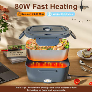 Contenedor de Alimentos Portátil de Acero Inoxidable de 1.5L, Calentador de Comida para el Hogar y el Automóvil con Bolsa de Transporte, Superventas al por Mayor - Product Image 3