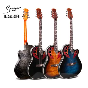 ब्रांडेड पिक ध्वनिक Suppliers-लोकप्रिय तालियाँ गिटार 41 इंच 4 बैंड के साथ ध्वनिक इलेक्ट्रिक गिटार पिक