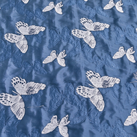 Tissu Jacquard 100% Polyester à Approvisionnement Direct, Résistant à l'Abrasion, Écologique, Poids Moyen, Couleur Stable, Facile à Laver, pour Literie