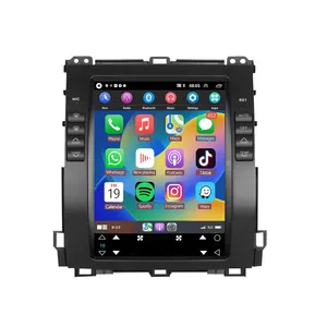 Android 13 Auto Stereo Touch Screen Auto Radio Carplay Android Auto Voor 2002-2009 Toyota Land Cruiser Dvd-Speler Gps Navigatie