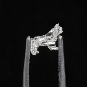 แหวนหมั้นเพชรทรงสัตว์ 1 กะรัต เจียระไนแล้ว เพชรปลูกในห้องปฏิบัติการ เกรด VS VVS ได้รับการรับรองจาก IGI เครื่องประดับอัญมณีชั้นดี - Product Image 3