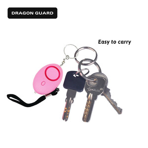 Dragon <span class=keywords><strong>Guard</strong></span> nuevo diseño personalizado Lámpara LED multicolor 130db sonido de Seguridad llavero alarma <span class=keywords><strong>personal</strong></span> femenina - Product Image 5
