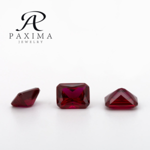 Paxima Sieraden Wholesale Prijs Van Hoge Kwaliteit 2 ~ 9Mm Stralende Gesneden Duif Bloedrode Lab-Gekweekte Robijn - Product Image 4