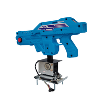 Vente chaude Machine de jeu d'arcade vidéo à pièces pour enfants en métal plastique en bois pistolet de tir modèle amusant jeu d'amusement