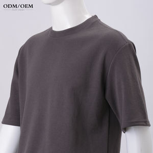 เสื้อยืดทรงบ็อกซ์ แบรนด์ Manufacturer 300 350 GSM ผ้าเปล่า ทรงหลวม ไหล่ตก ทรงครอป เสื้อยืดโอเวอร์ไซส์ หนานุ่ม สไตล์ Amekaji สำหรับผู้ชาย - Product Image 5