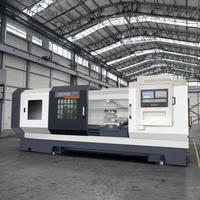 Tour CNC à un seul axe à commande Fanuc, haute efficacité, robuste, horizontal, CK6165, avec accessoires en option