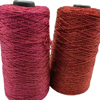 Fil de filament mélangé durable et épais en polyester/rayonne/coton fil à tricoter et crochet torsadé pour vêtements écharpe en dentelle chapeau