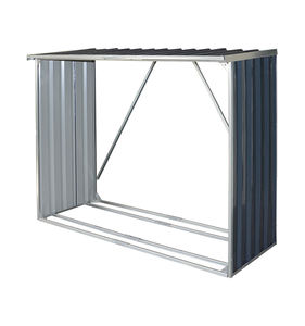 Cobertizo de almacenamiento de leña cobertizo de leña de cobertizo de <span class=keywords><strong>metal</strong></span> popular de los - Product Image 4