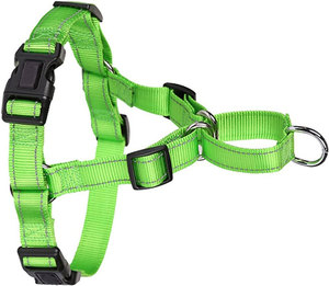 Harnais pour chien de compagnie en nylon réfléchissant sans traction harnais pour chien réglable respirant pour petits moyens grands animaux de compagnie marchant - Product Image 5