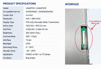 Pantalla LCD Monocromática de 7.2 Pulgadas para Sharp LM64P101 LM64P101R, Compatible con el Controlador FANUC 0i-MC 0i-TC A075EM106C EW50690NCWU