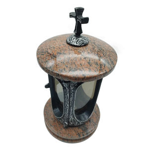 Granit funéraire pierre tombale pierre tombale accessoires aluminium Bronze tombe commémorative lanternes commémoratives - Product Image 3