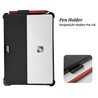 Coque avec béquille, protection antichoc et dragonne, pour Microsoft Surface Duo 2, en plastique avec support pour stylet