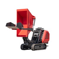 Ketten-Dumper Schubkarre 0,86 Tonnen Rhinoceros XN800 Mini-Dumper Fabrikpreis Kubota Motor EPA Euro V Landwirtschaft Garten 800kg Lader