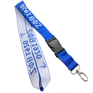 <span class=keywords><strong>สาย</strong></span>คล้องคอสำหรับใส่บัตรประจำตัวและโทรศัพท์มือถือ Zeta Phi Beta พร้อมส่งสำหรับงานนิทรรศการ - Product Image 1