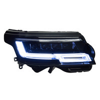 XUNBAI 即插即用 12V 25W 激光 LED 头灯 Range Rover Vogue L405 2013-2023 新款改款投影仪 DRL 直接安装升级