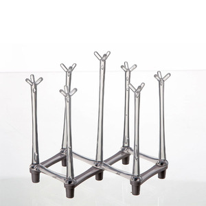 <span class=keywords><strong>Escurridor</strong></span> de botellas de vidrio para beber, soporte retráctil para tazas, estante de almacenamiento de secado de tazas de té con fondo antideslizante - Product Image 6