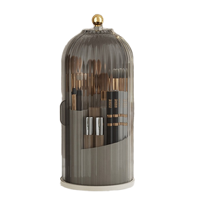 Organisateur de pinceaux de maquillage rotatif à 360 degrés, anti-poussière, pour coiffeuse et table de toilette - Vente en gros - Product Image 2