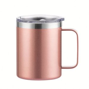 Custom Stainless Steel Double Wall Vacuum <b>Insulated</b> Coffee Mug Cup with Handle Thermal Tumbler for Office Travel Gift Wholesale - Product Image 5