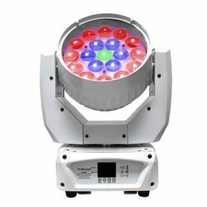 Trắng nhà ở Aura 19x15W RGBW 4in1 Led zoom di chuyển đầu rửa LED đám cưới ánh sáng sân khấu ánh sáng - Product Image 1